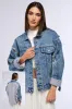 HYBRID OVERSIZED DENIM JACKET sold by AKIRA