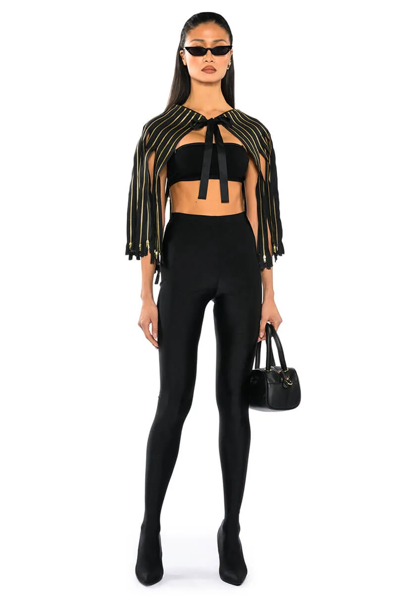 ZIP ZIP CAPE JACKET sold by AKIRA product image thumbnail 3