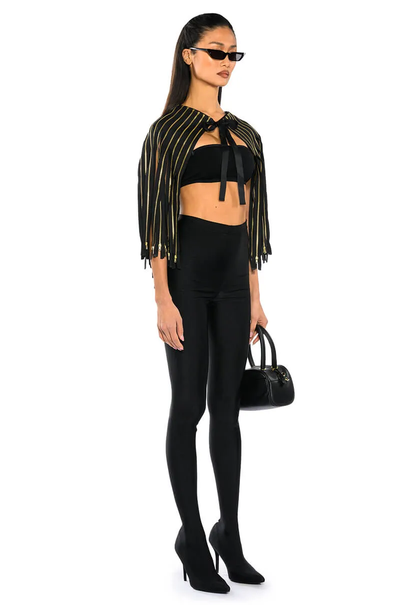 ZIP ZIP CAPE JACKET sold by AKIRA product image thumbnail 4