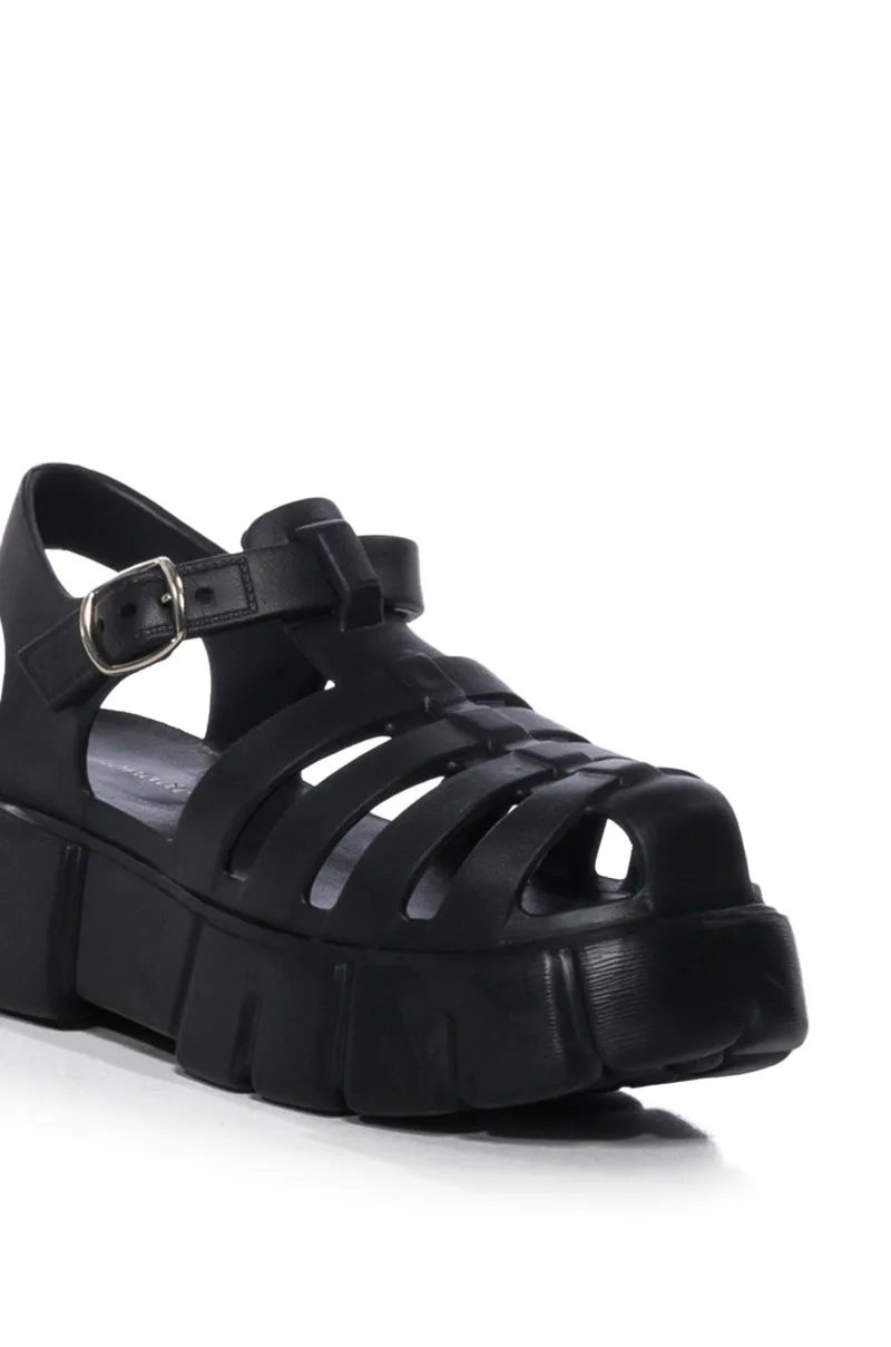 MUMU FLATFORM CLOG IN BLACK sold by AKIRA product image thumbnail 5