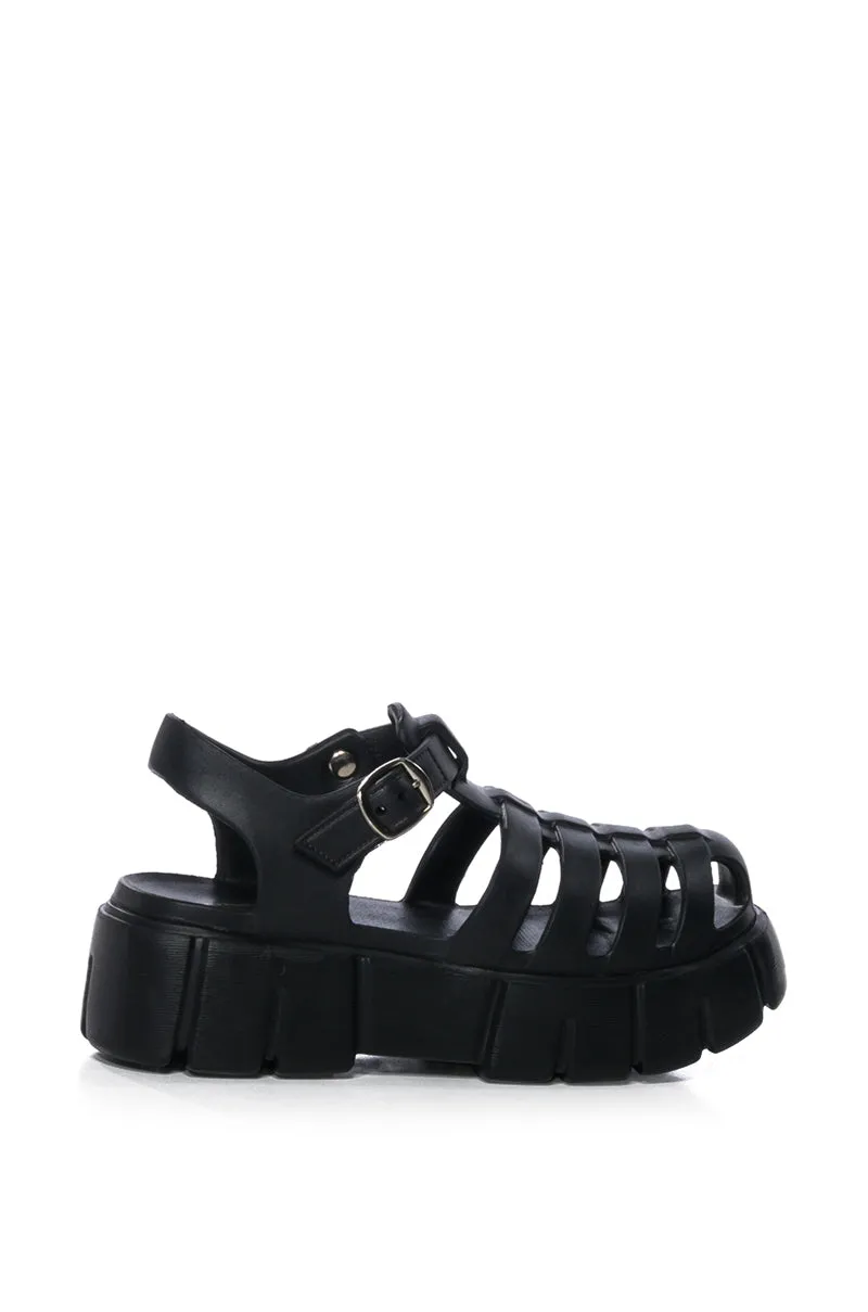 MUMU FLATFORM CLOG IN BLACK sold by AKIRA product image thumbnail 2