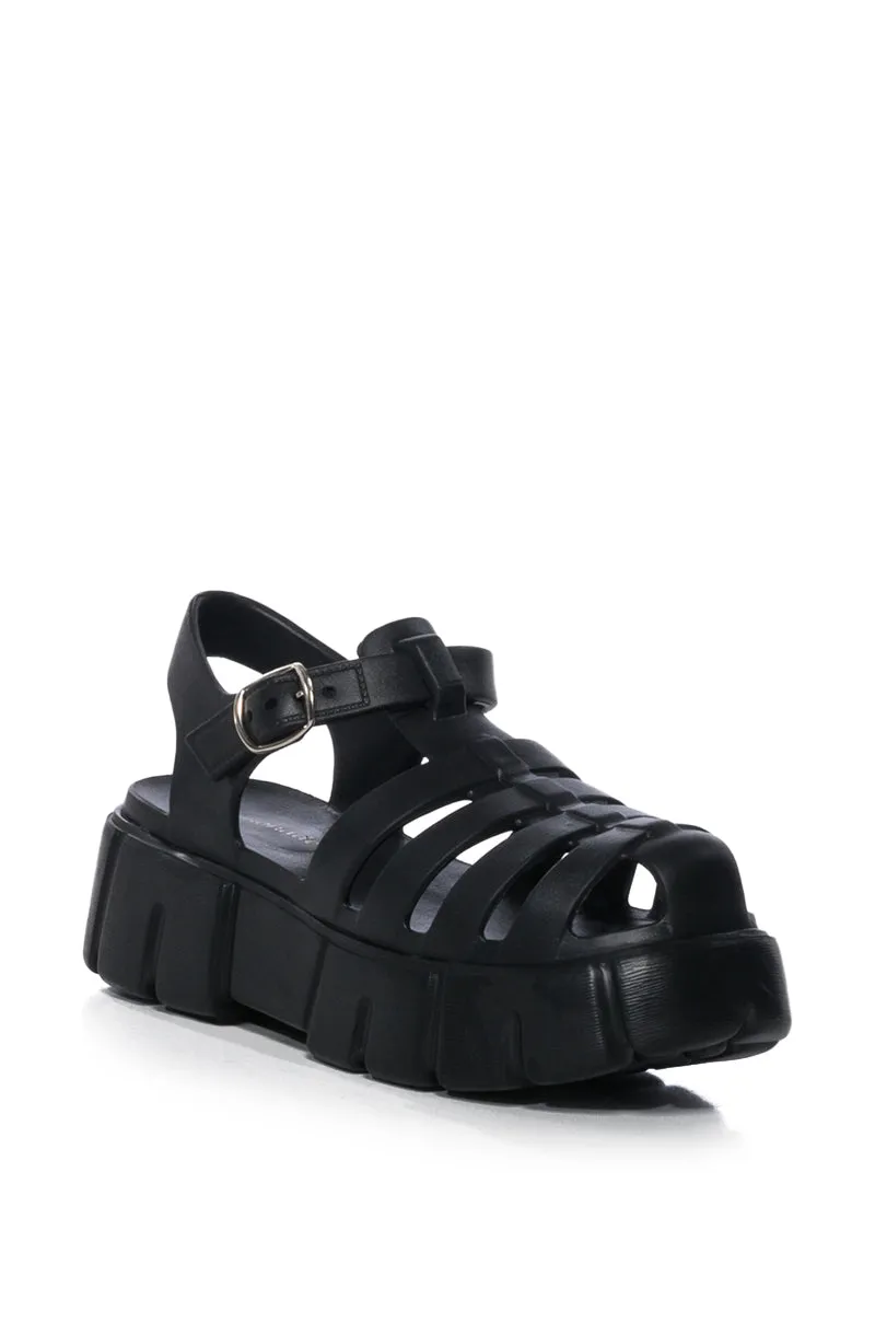 MUMU FLATFORM CLOG IN BLACK sold by AKIRA product image thumbnail 3