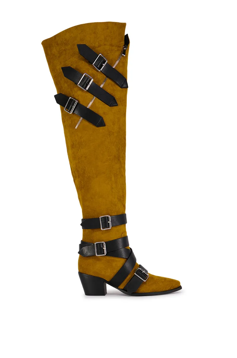 AZALEA WANG CATALEYA BROWN BOOT sold by AKIRA product image thumbnail 3