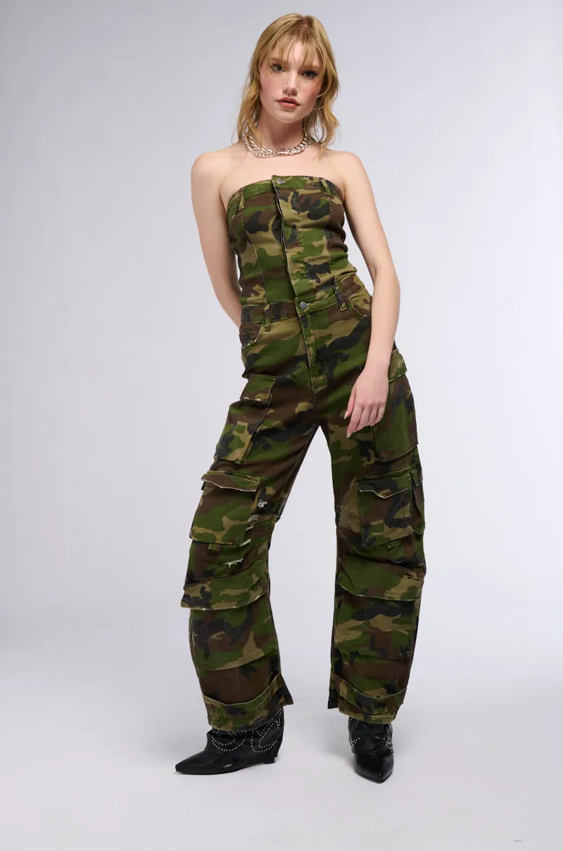 OFF DUTY CAMO JUMPSUIT sold by AKIRA product image thumbnail 2