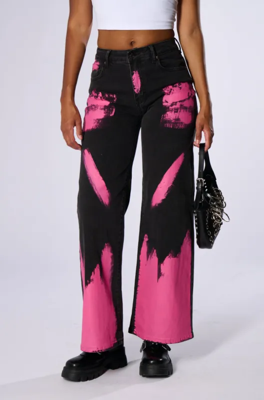 WASHED UP DENIM PANT sold by AKIRA