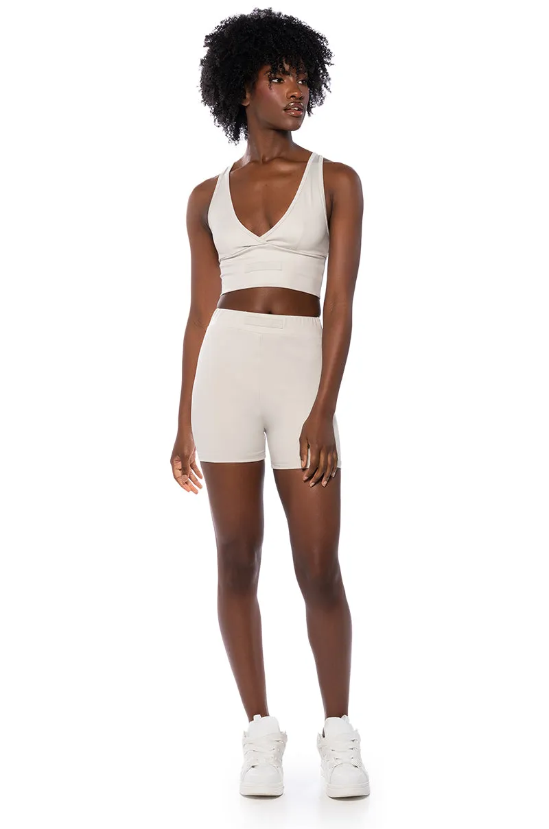 ITS THE PAXTON LUXE LONGLINE BRALETTE IN LIGHT GREY sold by AKIRA product image thumbnail 3