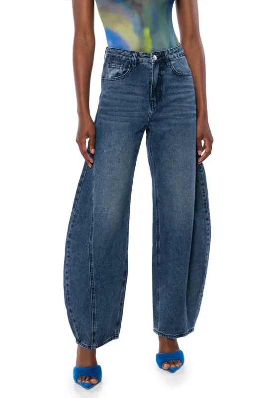 GENIE WIDE LEG JEANS sold by AKIRA