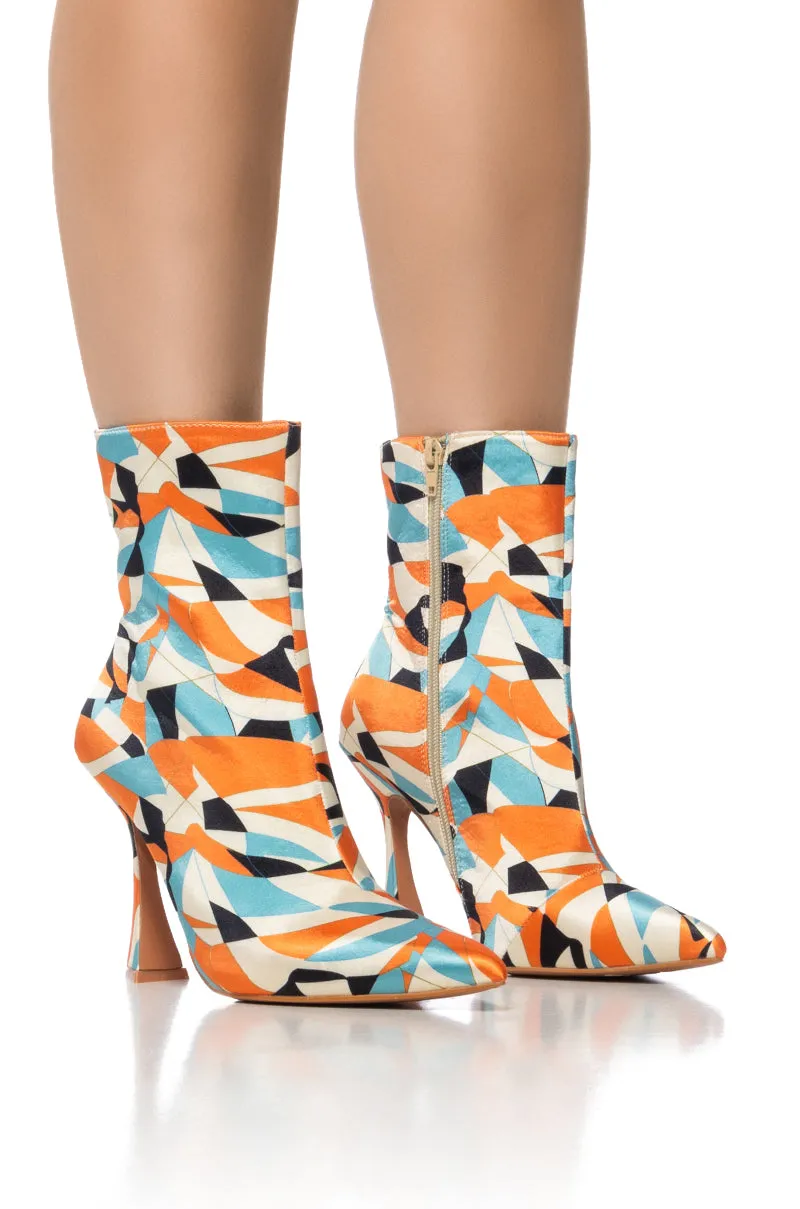 AZALEA WANG AIOLI MULTI GEOMETRIC BOOTIE sold by AKIRA