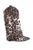 AZALEA WANG SPICE LEOPARD WESTERN WEDGE BOOTIE sold by AKIRA