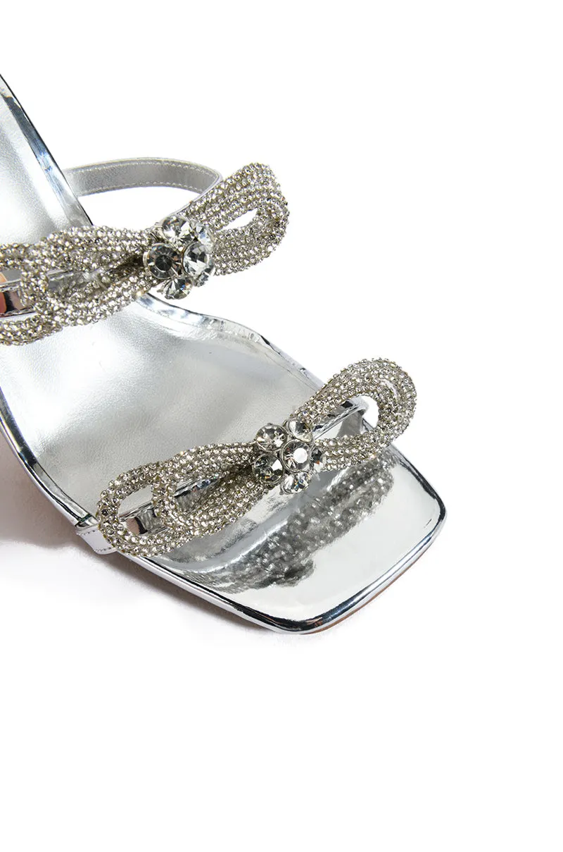 AZALEA WANG BASIL SILVER SANDAL sold by AKIRA product image thumbnail 5