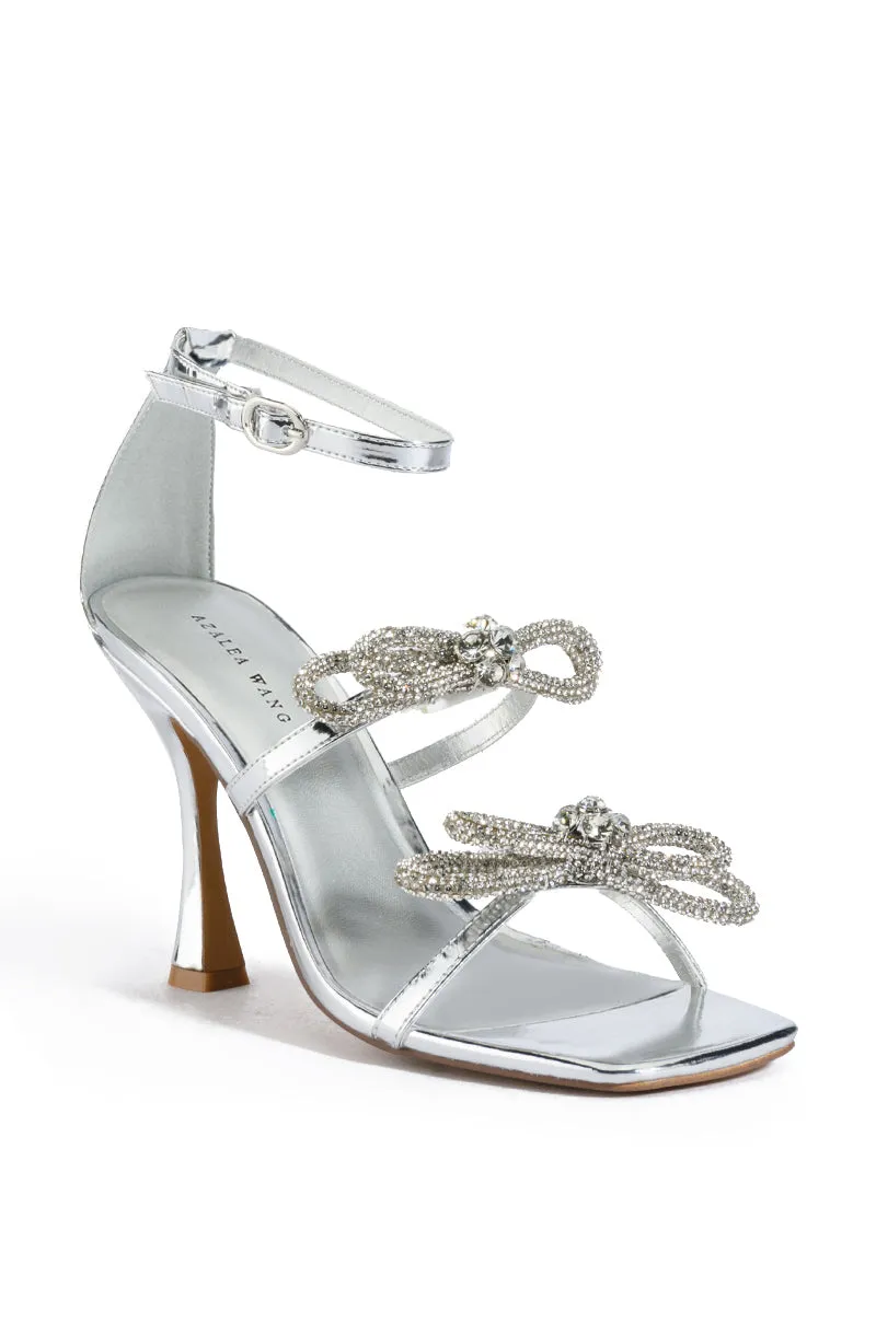 AZALEA WANG BASIL SILVER SANDAL sold by AKIRA product image thumbnail 3