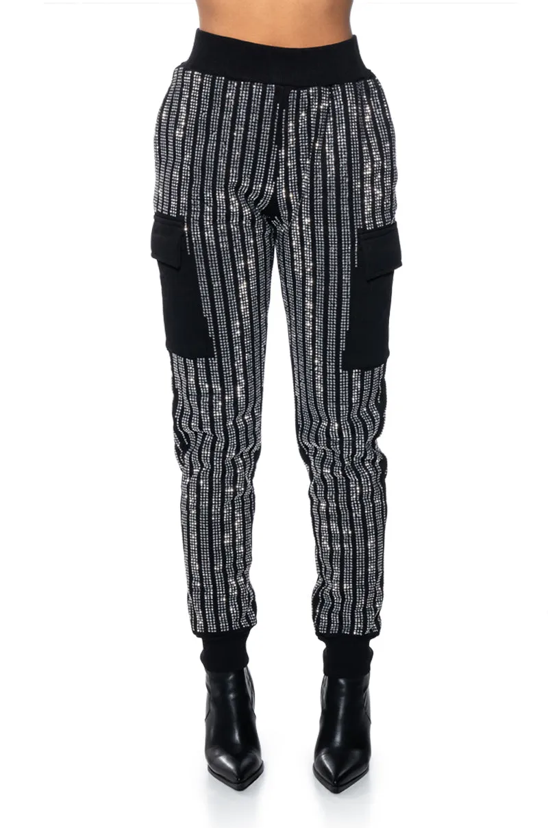 MELINA EMBELLISHED CARGO POCKET JOGGER sold by AKIRA product image thumbnail 4
