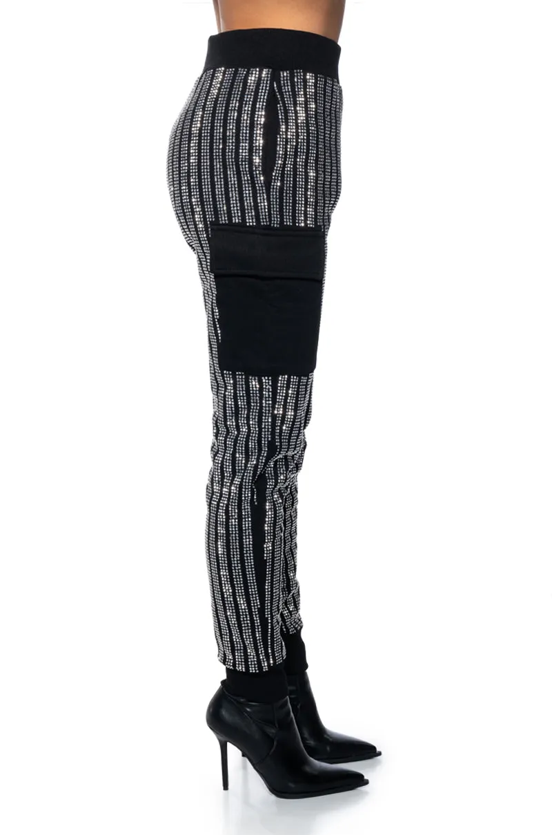 MELINA EMBELLISHED CARGO POCKET JOGGER sold by AKIRA product image thumbnail 5