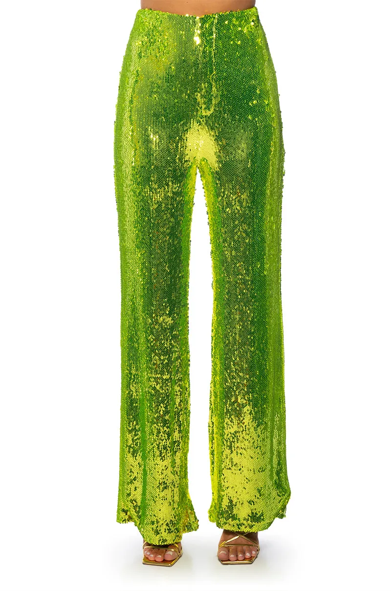 LIMEADE DREAMING SEQUIN TROUSER sold by AKIRA product image thumbnail 4