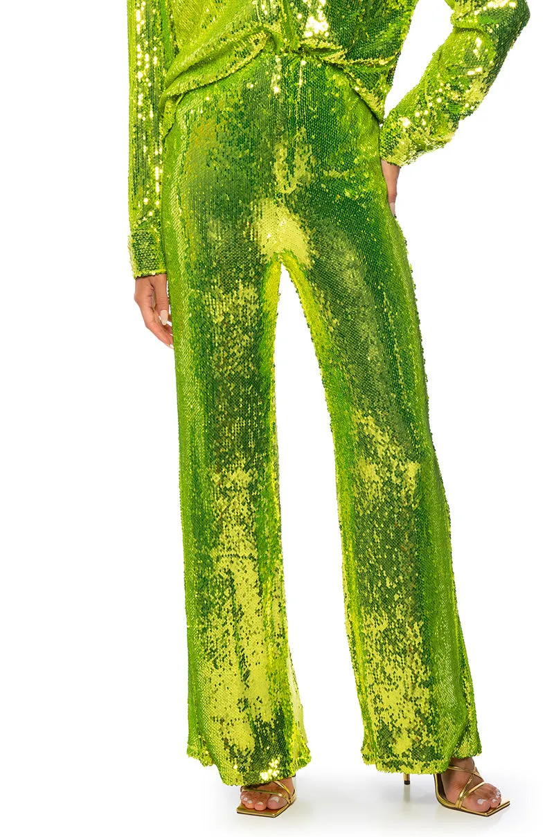 LIMEADE DREAMING SEQUIN TROUSER sold by AKIRA