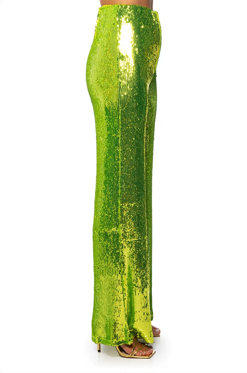 LIMEADE DREAMING SEQUIN TROUSER sold by AKIRA product image thumbnail 5