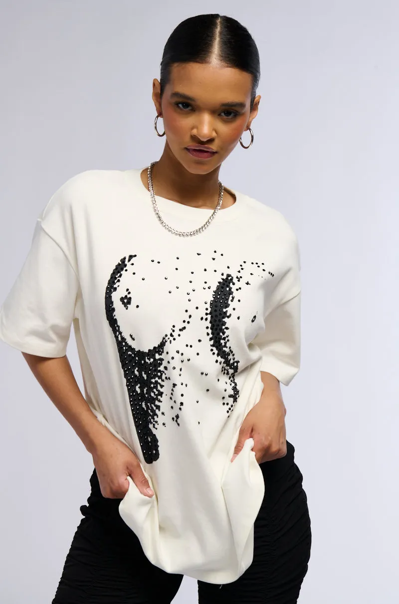 ALL ABOUT BODY SHORT SLEEVE T-SHIRT sold by AKIRA product image thumbnail 2