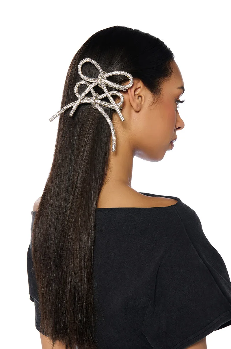 BLING BOW HAIR CLIP SET sold by AKIRA product image thumbnail 2