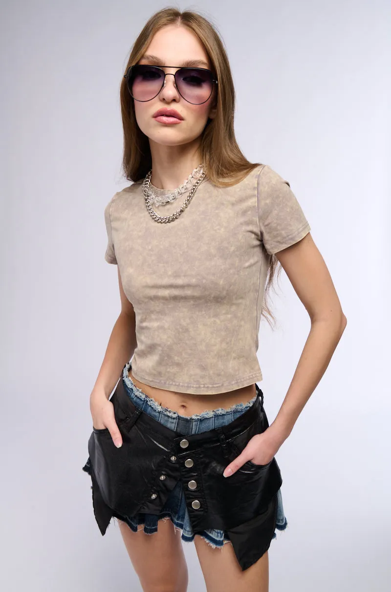 A REAL ONE BELT SKIRT sold by AKIRA product image thumbnail 2