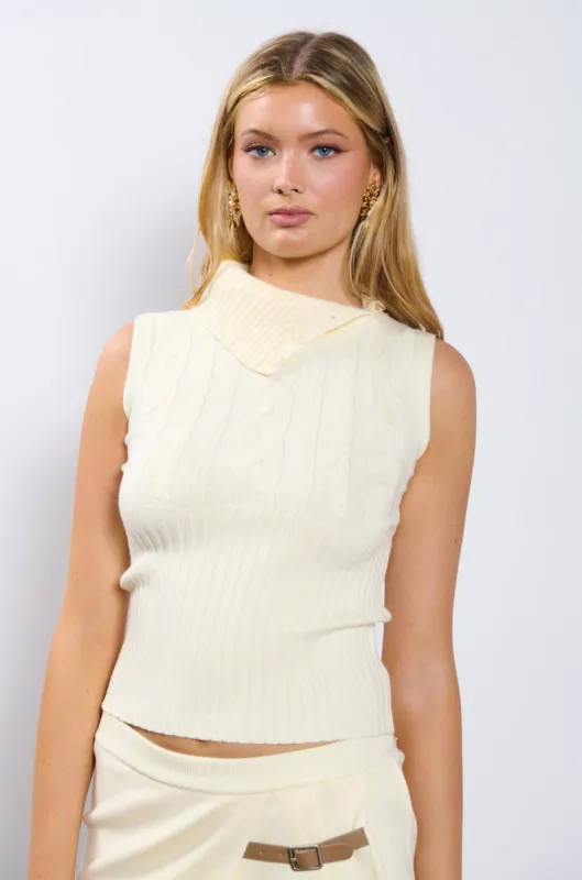 ALWAYS CHIC SWEATER TANK sold by AKIRA