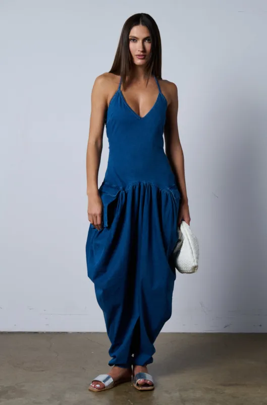 THALIA RELAXED FIT HALTER NECK JUMPSUIT sold by AKIRA