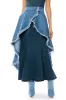 KELSEY OVERLAY WRAP SKIRT BELT sold by AKIRA