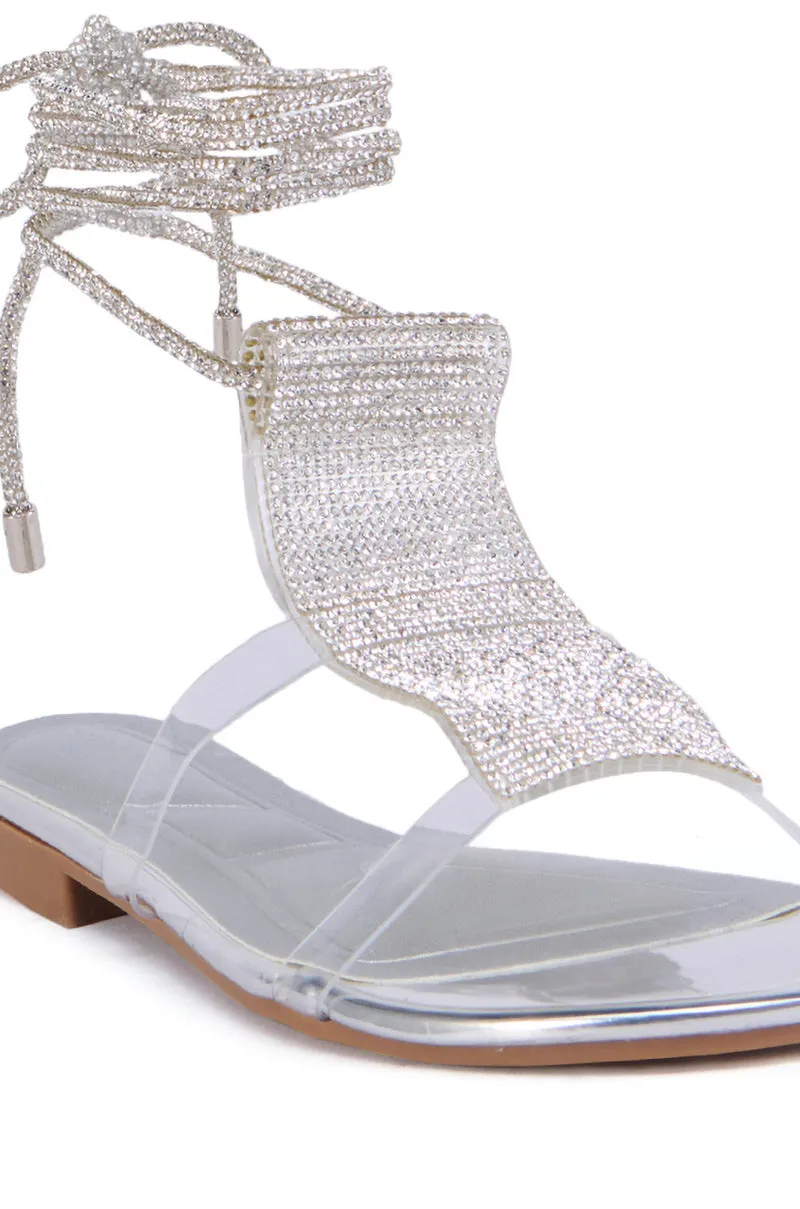 AZALEA WANG ESKEL SILVER SANDAL sold by AKIRA product image thumbnail 5