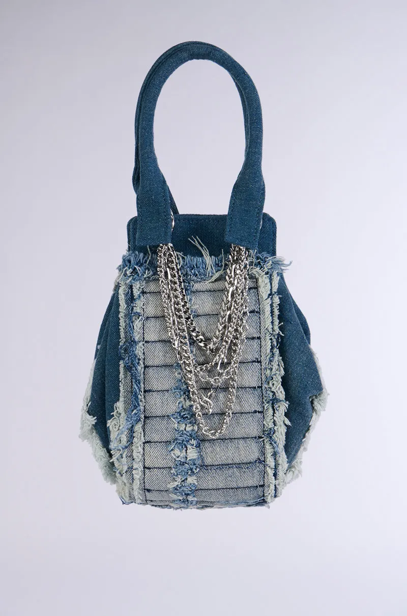 WASHED DREAMS DENIM PURSE sold by AKIRA product image thumbnail 2