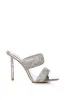 AZALEA WANG TONYA EMBELLISHED STILETTO SANDAL IN SILVER sold by AKIRA