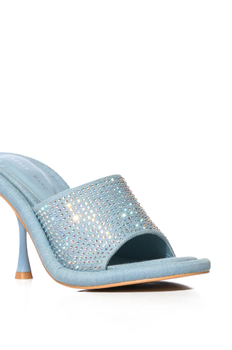 AZALEA WANG ALEAH BLUE SANDAL sold by AKIRA product image thumbnail 5