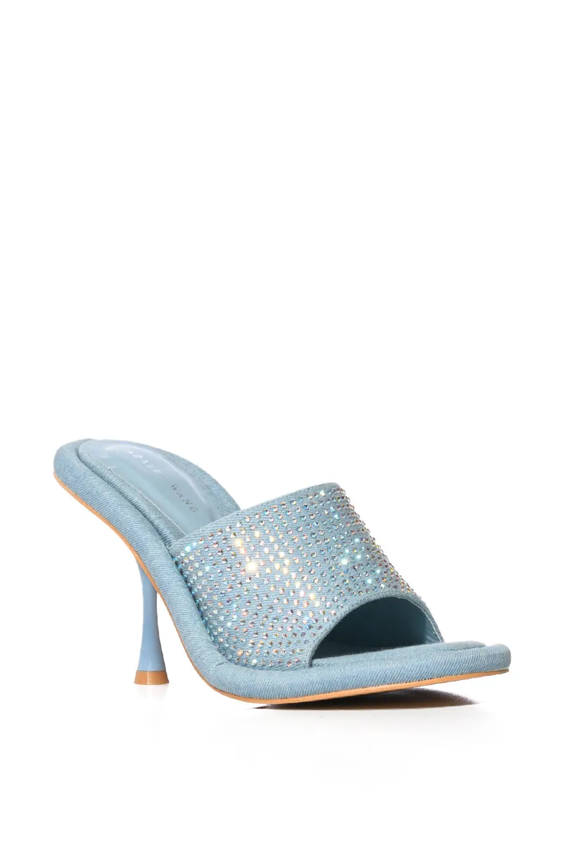 AZALEA WANG ALEAH BLUE SANDAL sold by AKIRA product image thumbnail 3