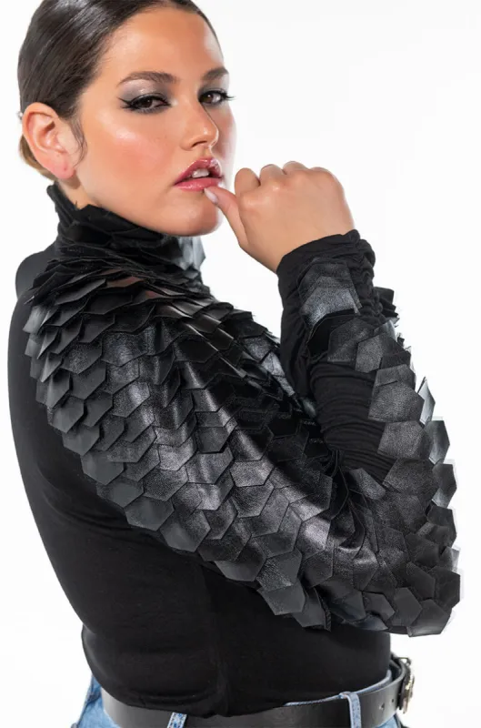 PLUS NASTASIA SCALE TOP sold by AKIRA