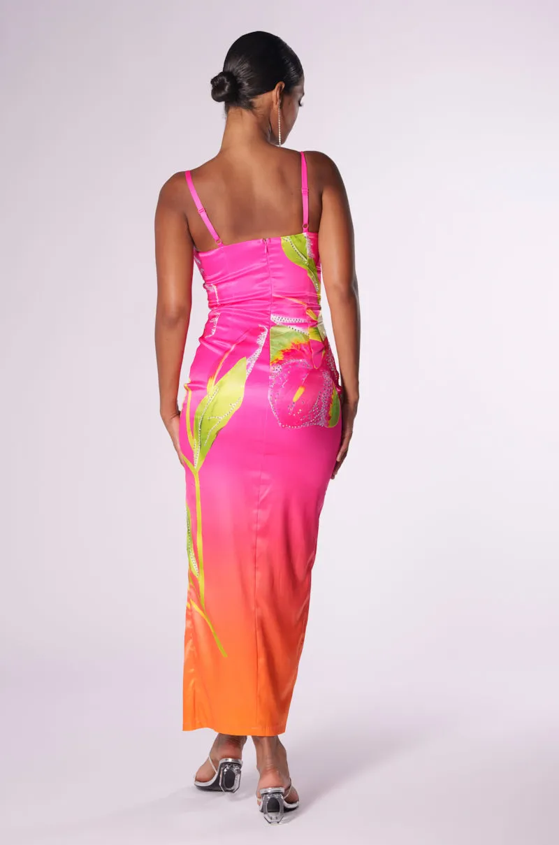 FLORAL HEAVEN MAXI DRESS sold by AKIRA product image thumbnail 3