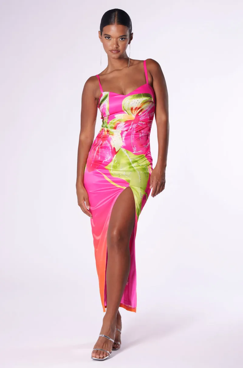 FLORAL HEAVEN MAXI DRESS sold by AKIRA