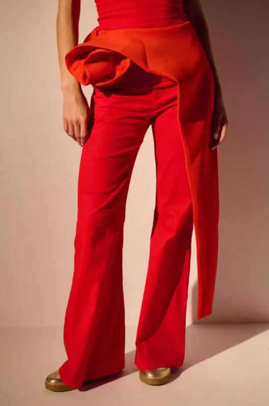 ULTIMATE FEMME BELT IN RED sold by AKIRA