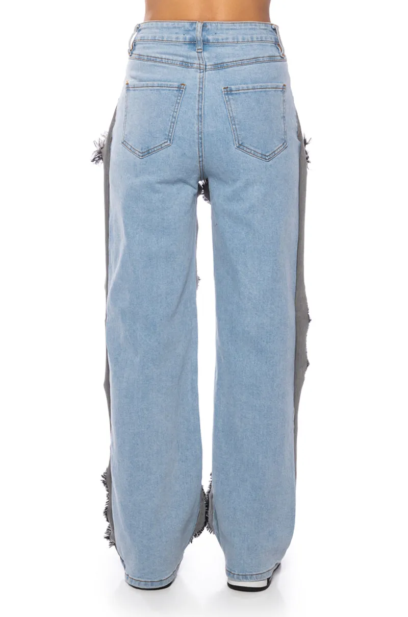 FIGURE IT OUT MULTI DENIM PANT sold by AKIRA product image thumbnail 5