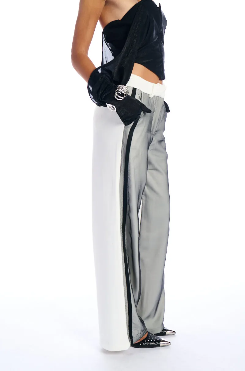 DAMAGED WIDE LEG TROUSER sold by AKIRA product image thumbnail 3