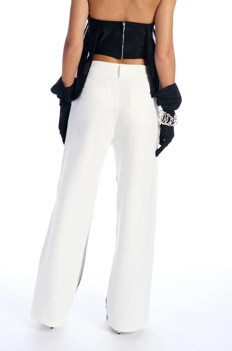 DAMAGED WIDE LEG TROUSER sold by AKIRA product image thumbnail 4