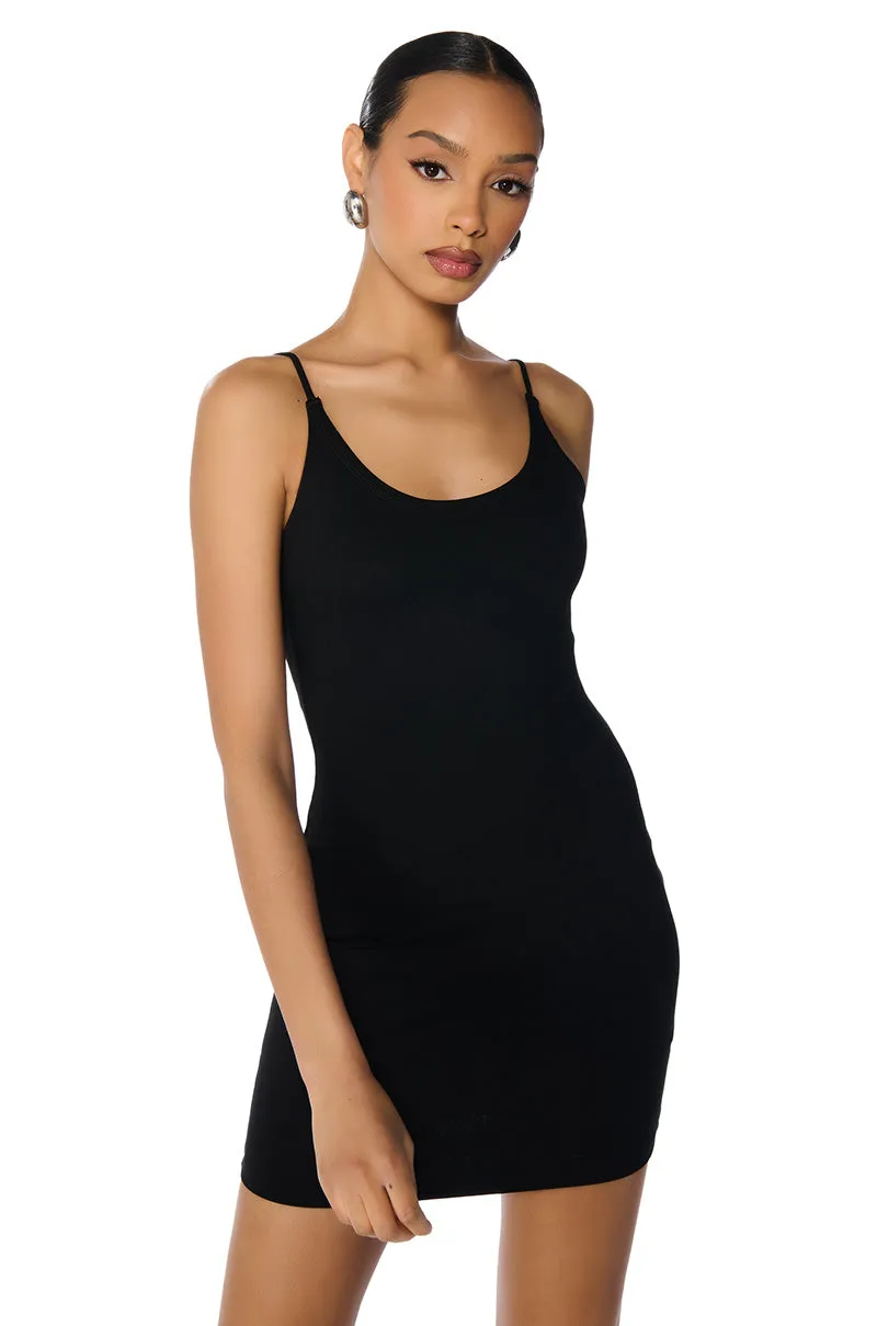REYLA MINI BODYCON DRESS IN BLACK sold by AKIRA product image thumbnail 2
