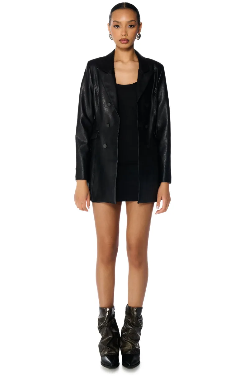 REYLA MINI BODYCON DRESS IN BLACK sold by AKIRA product image thumbnail 5