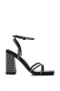 AZALEA WANG EMBELLISHED SANDAL IN BLACK sold by AKIRA