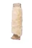 AZALEA WANG SKYLARK TAN FAUX FUR WEDGE BOOT sold by AKIRA