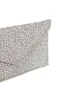 PEONY SILVER RHINESTONE EMBELLISHED CLUTCH sold by AKIRA
