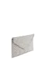 PEONY SILVER RHINESTONE EMBELLISHED CLUTCH sold by AKIRA