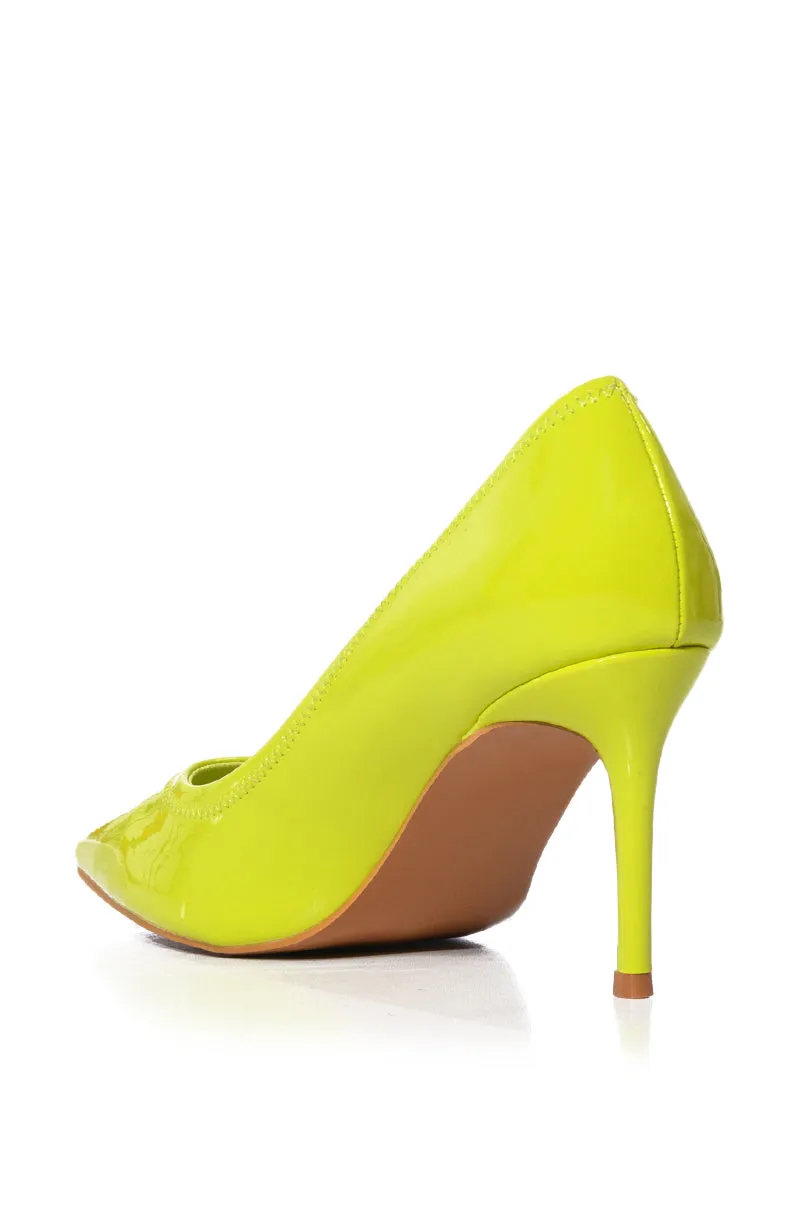 AZALEA WANG KAIYA LIME PUMP sold by AKIRA product image thumbnail 4