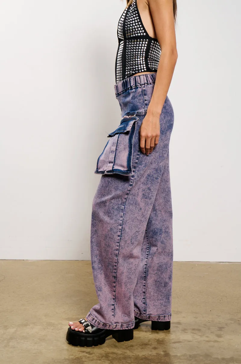 JUST WANNA ROCK CARGO JEAN sold by AKIRA product image thumbnail 2