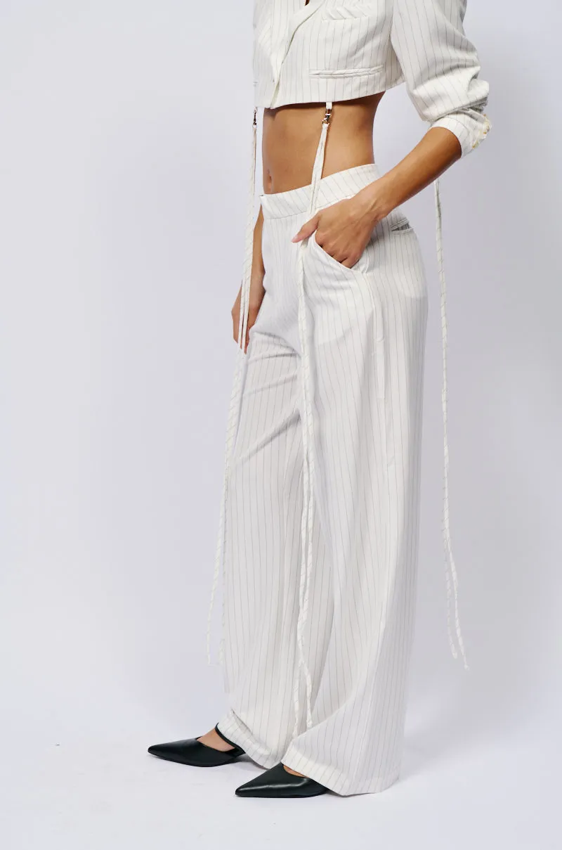 OVER THE TOP TROUSER IN WHITE sold by AKIRA product image thumbnail 2