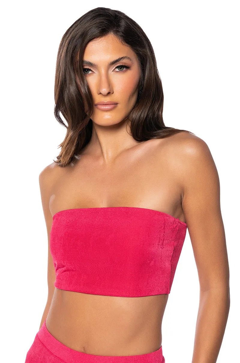 EASY TO WEAR BANDEAU TOP sold by AKIRA
