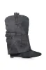 AZALEA WANG MANON DENIM SLOUCH BOOTIE sold by AKIRA