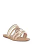 AZALEA WANG LEONORA WHITE EMBELLISHED SANDAL sold by AKIRA